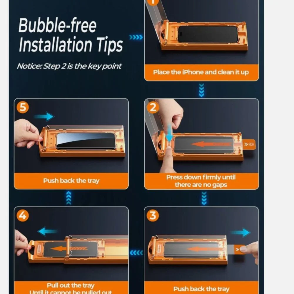 MRGLAS 3 Packs for iPhone 16 Pro Screen Protector 6.3'' Bubble Free, Auto-Dust
